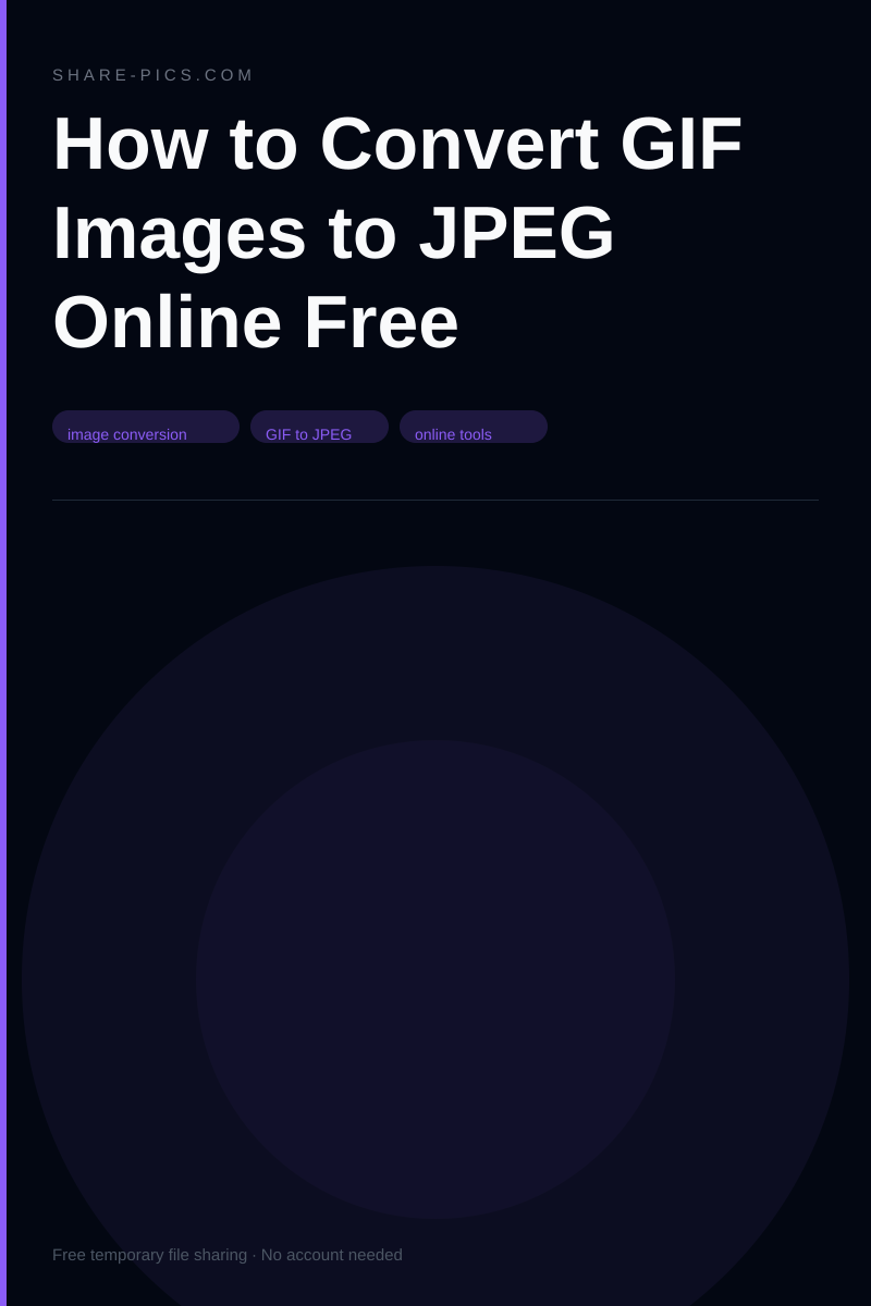 How to Convert GIF Images to JPEG Online Free