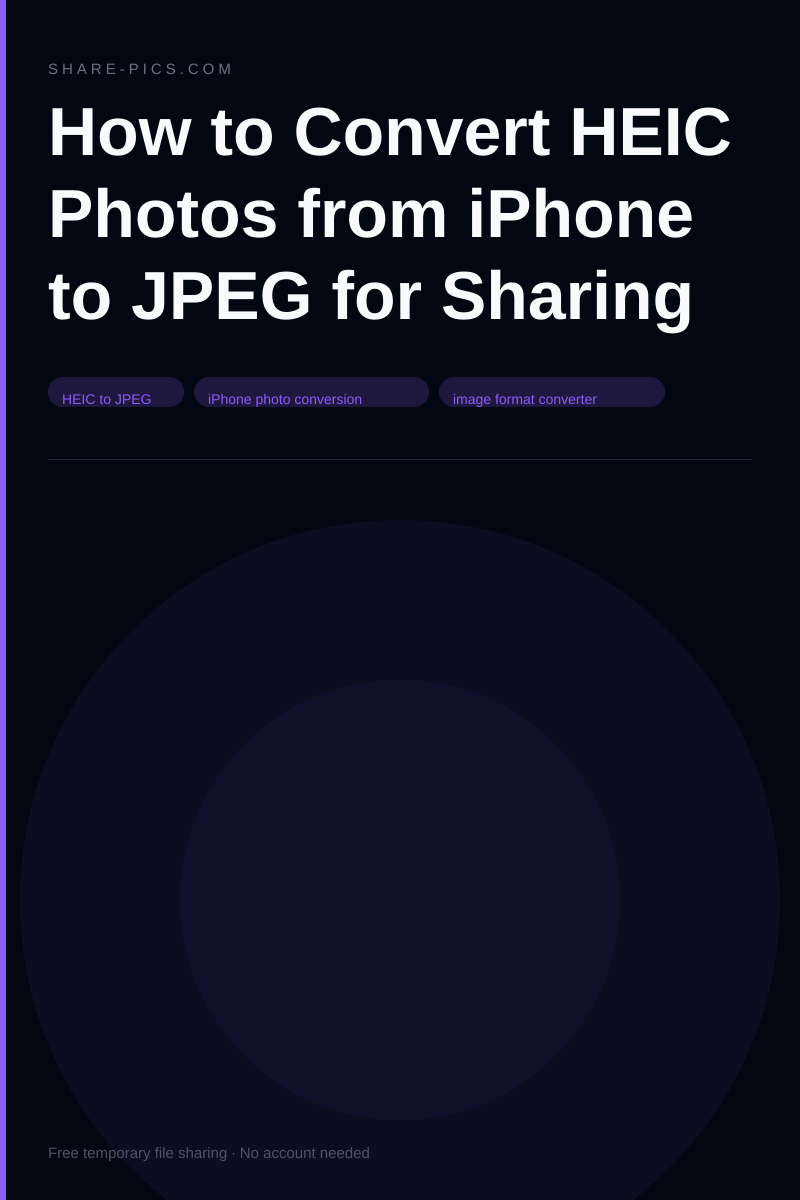 Cómo convertir fotos HEIC del iPhone a JPEG para compartirlas